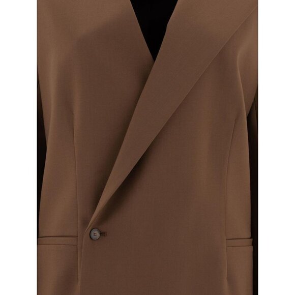 Loulou Studio Asymmetrical Wool Twill Blazer Tag Size 36 Women - Picture 3 of 4